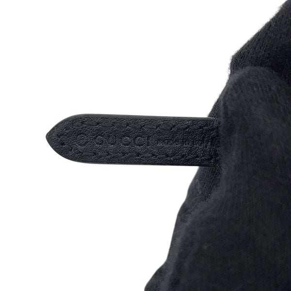 グッチ ブレスレット ロゴ レザー サイズS 684631 GUCCI アクセサリー 黒