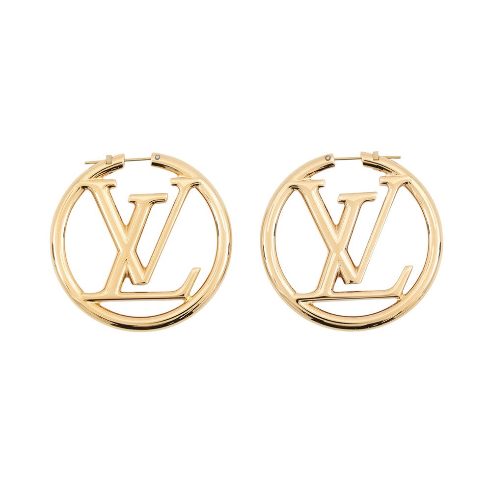 ルイヴィトン ピアス フープ ルイーズ メタル M64288 LOUIS VUITTON