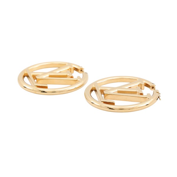 ルイヴィトン ピアス フープ ルイーズ メタル M64288 LOUIS VUITTON アクセサリー