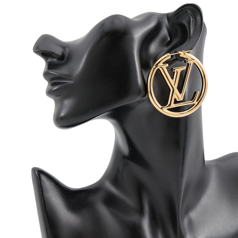 ルイヴィトン ピアス フープ ルイーズ メタル M64288 LOUIS VUITTON アクセサリー