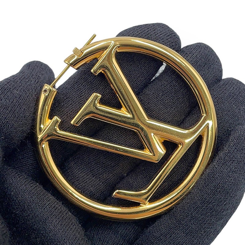 ルイヴィトン ピアス フープ ルイーズ メタル M64288 LOUIS VUITTON アクセサリー