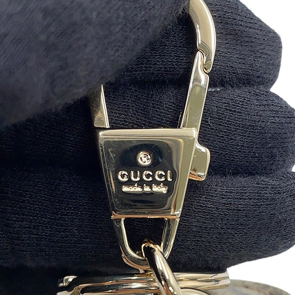 グッチ キーホルダー GGスプリーム プレイフル ハート レザー 842695 GUCCI チャーム