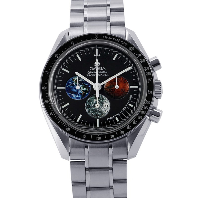 オメガ スピードマスター プロフェッショナル フロム ムーン トゥ マーズ 3577.50.00 OMEGA 腕時計 黒文字盤