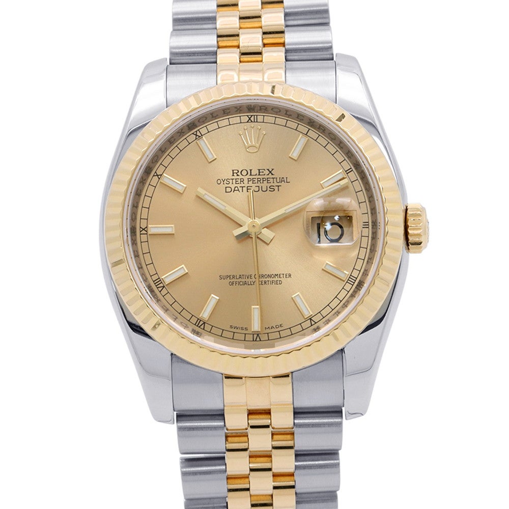 ロレックス デイトジャスト Z番 SS/K18YG 116233 ROLEX 腕時計