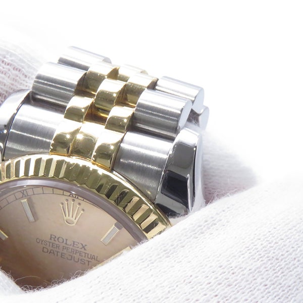 ロレックス デイトジャスト Z番 SS/K18YG 116233 ROLEX 腕時計 シャンパン文字盤