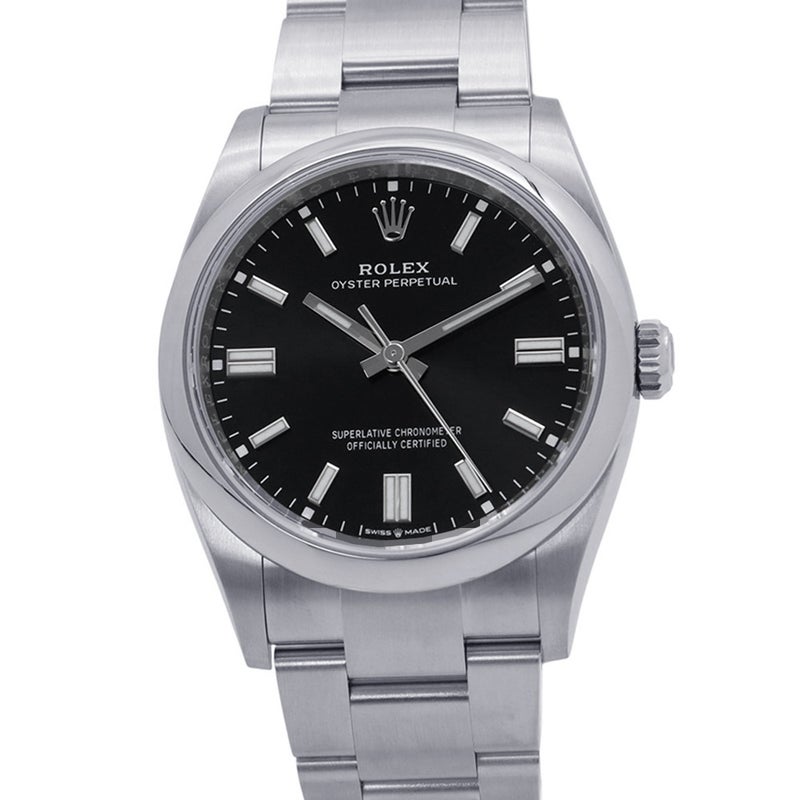 ロレックス オイスターパーペチュアル36 ランダムシリアル ルーレット 126000 ROLEX 腕時計 黒文字盤