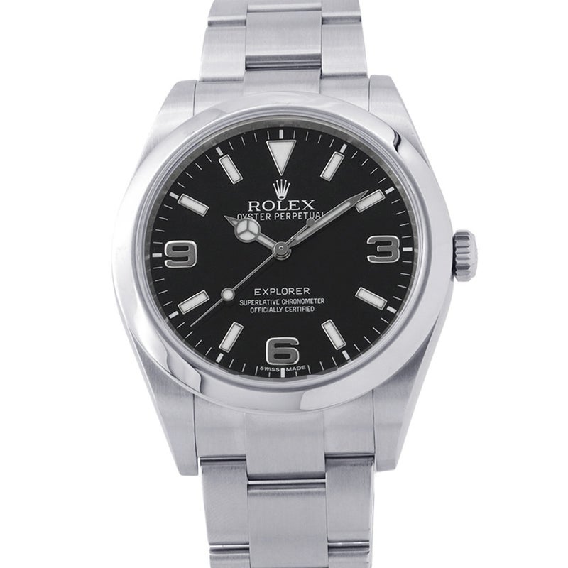 ロレックス エクスプローラー1 ランダムシリアル ルーレット 214270 ROLEX 腕時計 黒文字盤