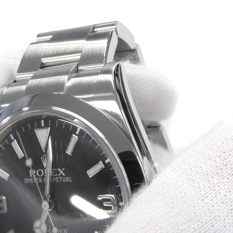 ロレックス エクスプローラー1 ランダムシリアル ルーレット 214270 ROLEX 腕時計 黒文字盤