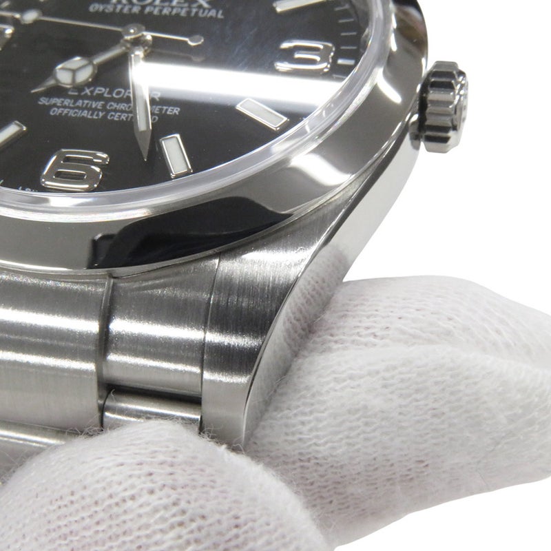 ロレックス エクスプローラー1 ランダムシリアル ルーレット 214270 ROLEX 腕時計 黒文字盤