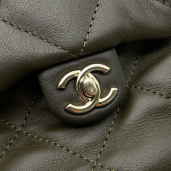 シャネル リュック ココマーク マトラッセ バックパック ドローストリング ダブルポケット レザー AS4342 CHANEL