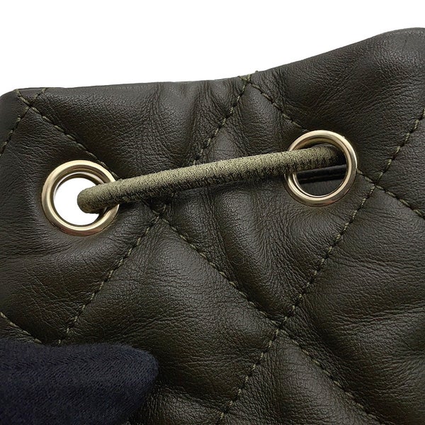 シャネル リュック ココマーク マトラッセ バックパック ドローストリング ダブルポケット レザー AS4342 CHANEL
