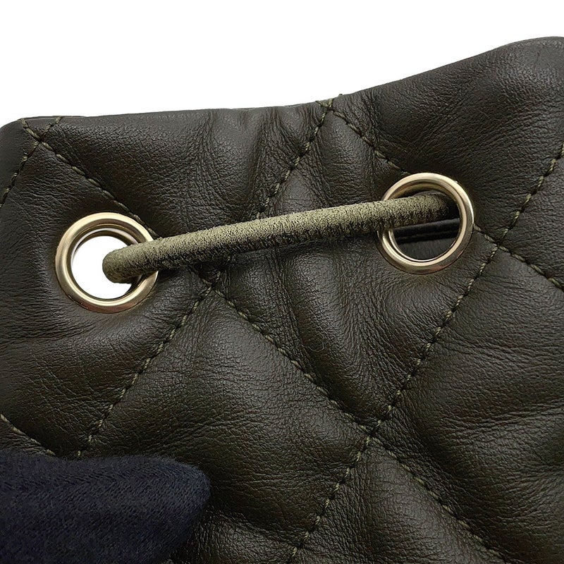 シャネル リュック ココマーク マトラッセ バックパック ドローストリング ダブルポケット レザー AS4342 CHANEL