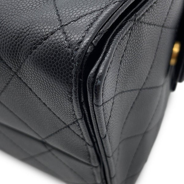 シャネル チェーンショルダーバッグ ココマーク CHANEL 25 スモール キャビアスキン AS5293 CHANEL 黒