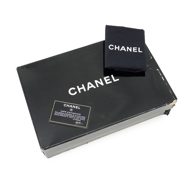 シャネル チェーンショルダーバッグ マトラッセ25 ココマーク ラムスキン CHANEL バッグ 黒