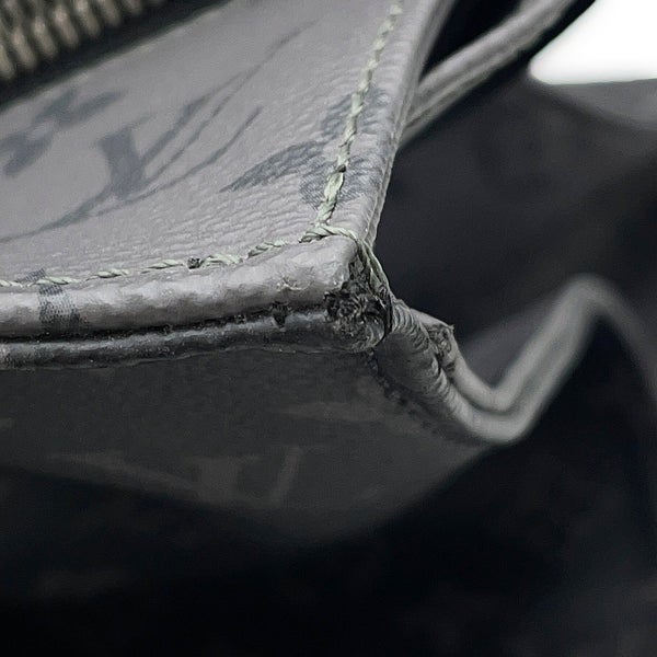 ルイヴィトン トートバッグ モノグラム・エクリプス リバース カバ・ジップ GM M45379 LOUIS VUITTON 黒 ブラック