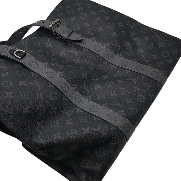 ルイヴィトン トートバッグ モノグラム・エクリプス リバース カバ・ジップ GM M45379 LOUIS VUITTON 黒 ブラック