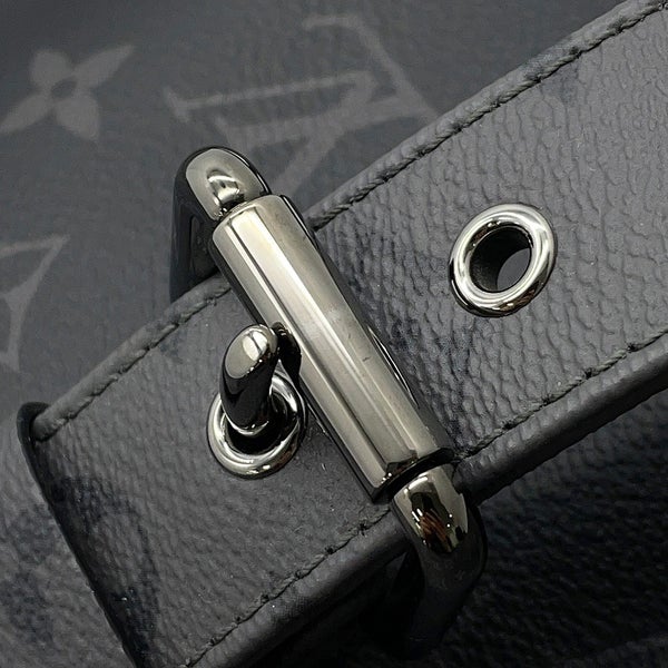 ルイヴィトン トートバッグ モノグラム・エクリプス リバース カバ・ジップ GM M45379 LOUIS VUITTON 黒 ブラック
