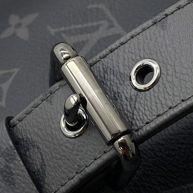 ルイヴィトン トートバッグ モノグラム・エクリプス リバース カバ・ジップ GM M45379 LOUIS VUITTON 黒 ブラック