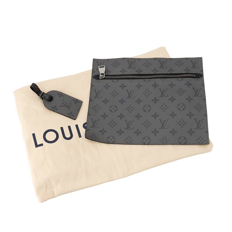 ルイヴィトン トートバッグ モノグラム・エクリプス リバース カバ・ジップ GM M45379 LOUIS VUITTON 黒 ブラック