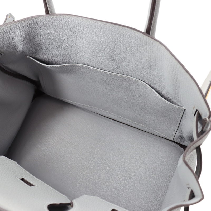エルメス バーキン30 ブルーグラシエ/ゴールド金具 トゴ T刻印 HERMES Birkin ハンドバッグ