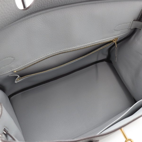 エルメス バーキン30 ブルーグラシエ/ゴールド金具 トゴ T刻印 HERMES Birkin ハンドバッグ