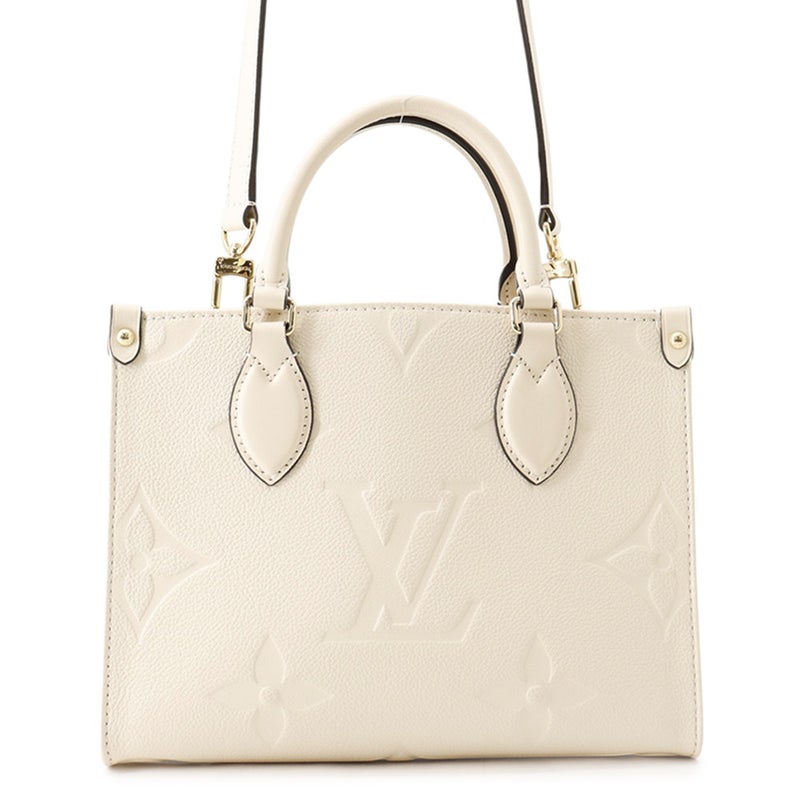 ルイヴィトン ハンドバッグ モノグラム・アンプラント オンザゴー PM M46569 LOUIS VUITTON 2way ショルダーバッグ