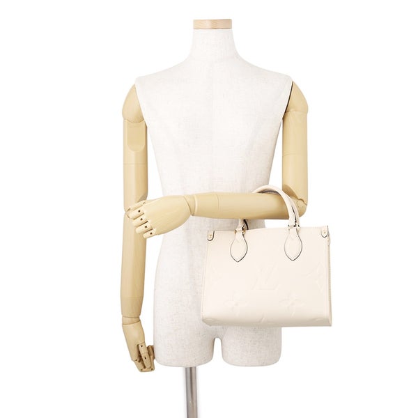 ルイヴィトン ハンドバッグ モノグラム・アンプラント オンザゴー PM M46569 LOUIS VUITTON 2way ショルダーバッグ