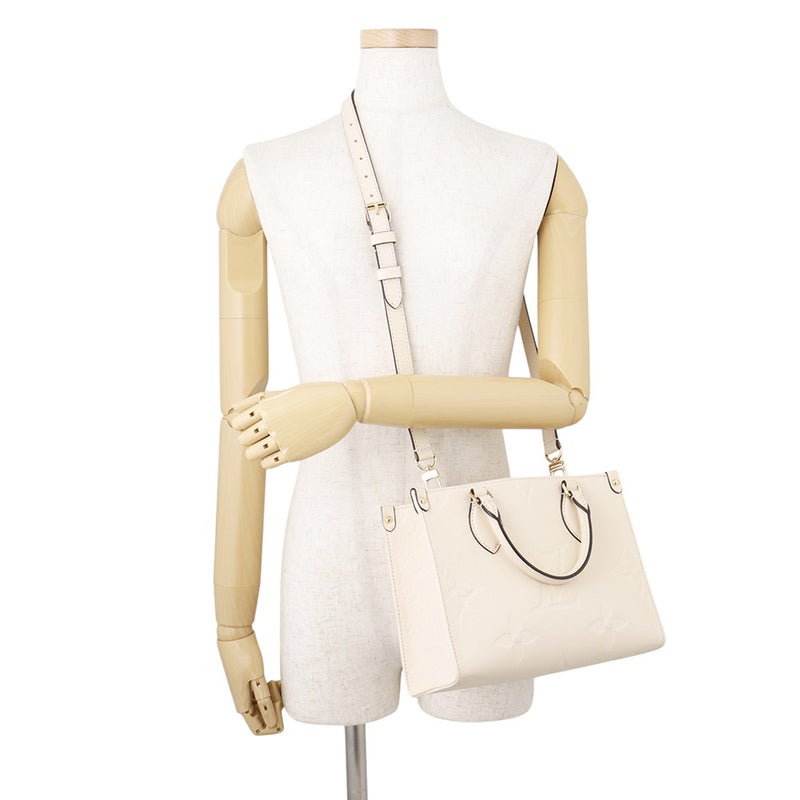 ルイヴィトン ハンドバッグ モノグラム・アンプラント オンザゴー PM M46569 LOUIS VUITTON 2way ショルダーバッグ