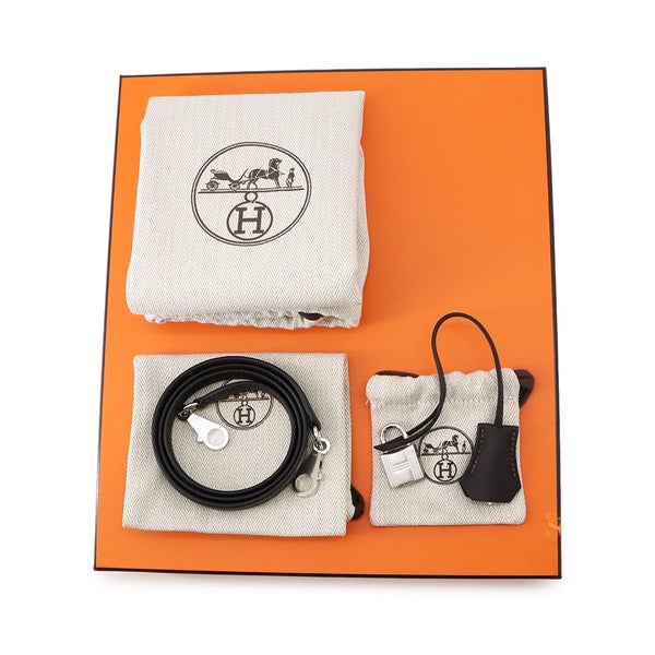 エルメス ハンドバッグ ケリー25 内縫い エベンヌ/シルバー金具 スイフト G刻印 HERMES Kelly 2wayバッグ