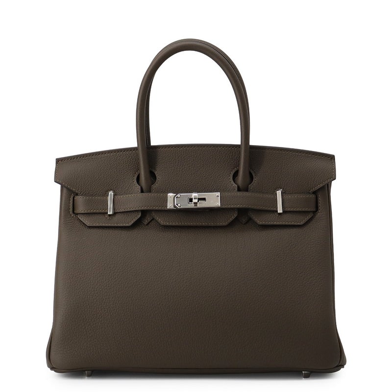エルメス バーキン30 ヴェールロデン/シルバー金具 トゴ G刻印 HERMES Birkin ハンドバッグ