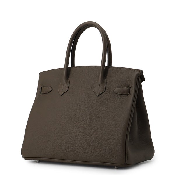 エルメス バーキン30 ヴェールロデン/シルバー金具 トゴ G刻印 HERMES Birkin ハンドバッグ