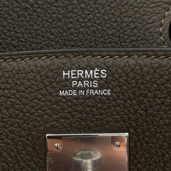 エルメス バーキン30 ヴェールロデン/シルバー金具 トゴ G刻印 HERMES Birkin ハンドバッグ