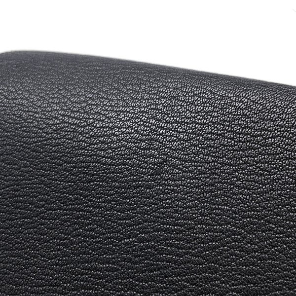 エルメス ショルダーバッグ ゲタ ブラック/ゴールド金具 シェブルミゾル B刻印 HERMES バッグ 黒