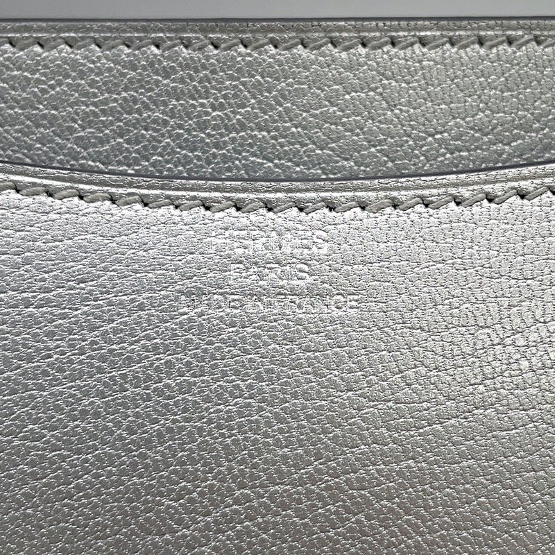 エルメス ショルダーバッグ ミニ コンスタンス3 ミロワール アルジャン/シルバー金具 シェブルシャムキラ G刻印