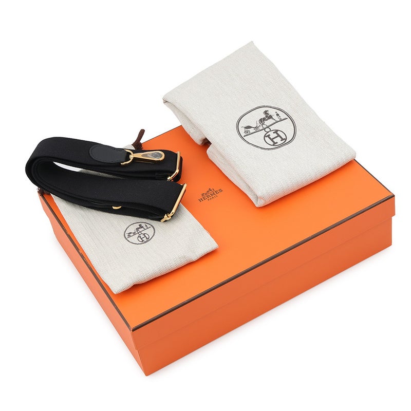 エルメス ショルダーバッグ エブリン3 23 ブラック/ゴールド金具 トリヨンクレマンス G刻印 HERMES Evelyne 黒