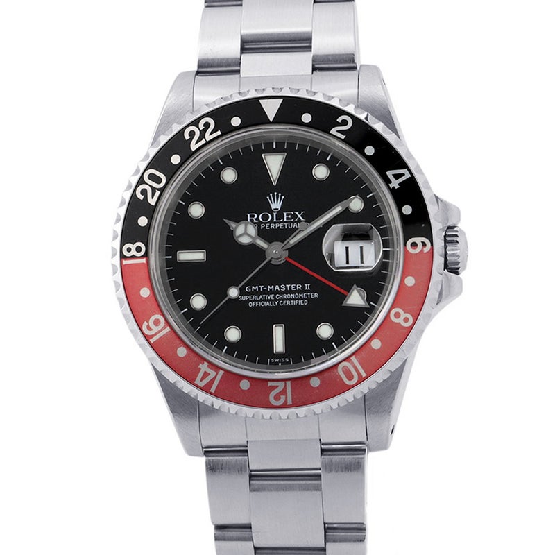 ロレックス GMTマスター2 デイト A番 16710 ROLEX 腕時計 ウォッチ 黒文字盤
