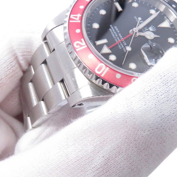 ロレックス GMTマスター2 デイト A番 16710 ROLEX 腕時計 ウォッチ 黒文字盤
