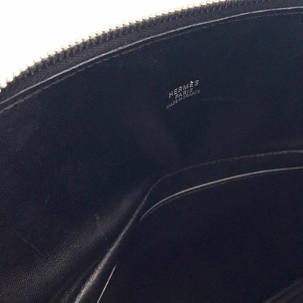 エルメス ハンドバッグ ボリード31 ブラック/シルバー金具 トリヨンクレマンス □J刻印 HERMES 2way 黒