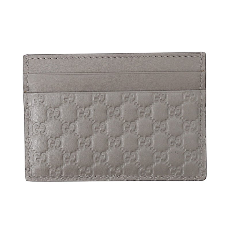 グッチ カードケース マイクログッチシマ レザー 476010 GUCCI アウトレット品