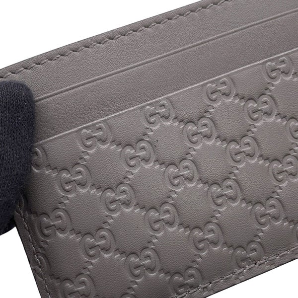 グッチ カードケース マイクログッチシマ レザー 476010 GUCCI アウトレット品