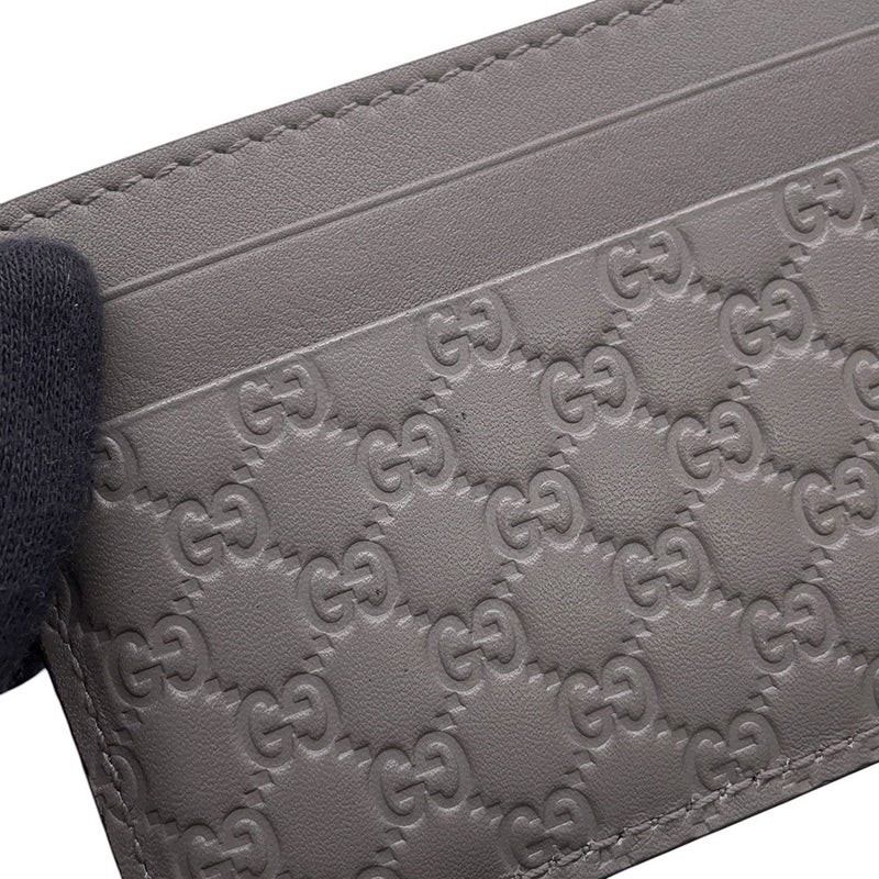 グッチ カードケース マイクログッチシマ レザー 476010 GUCCI アウトレット品