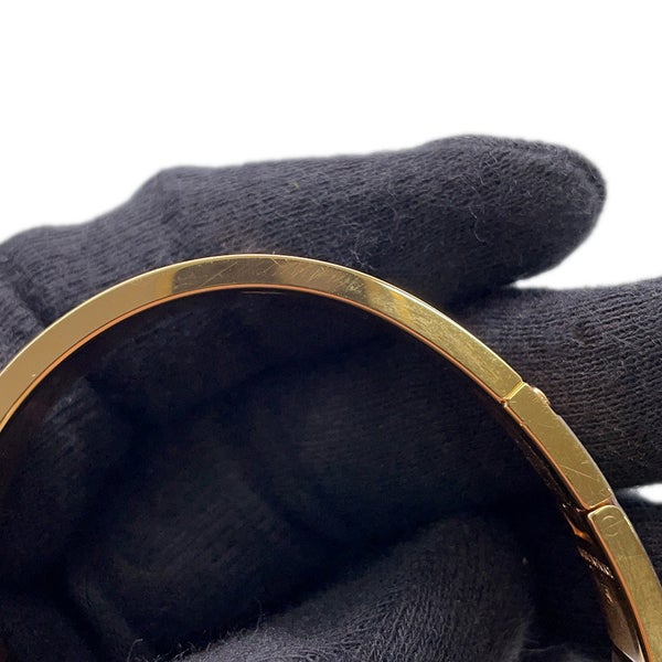 エルメス ブレスレット シャルニエール PM ブラック/ゴールド金具 HERMES アクセサリー 黒