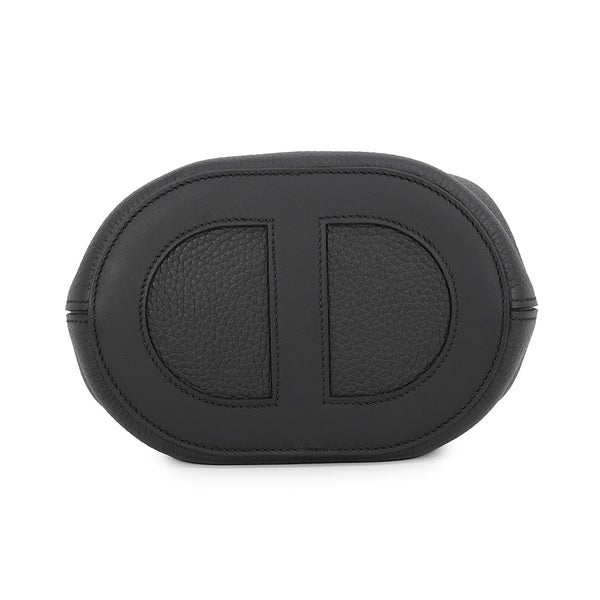 エルメス トートバッグ インザループ 18 ブラック/シルバー金具 トリヨンクレマンス/スイフト K刻印 黒