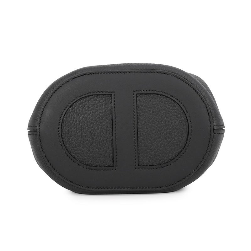 エルメス トートバッグ インザループ 18 ブラック/シルバー金具 トリヨンクレマンス/スイフト K刻印 黒