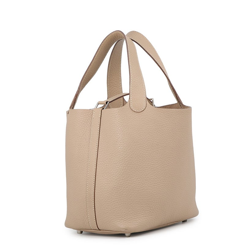 エルメス ハンドバッグ ピコタンロックPM アルジル/シルバー金具 トリヨンクレマンス □P刻印 HERMES