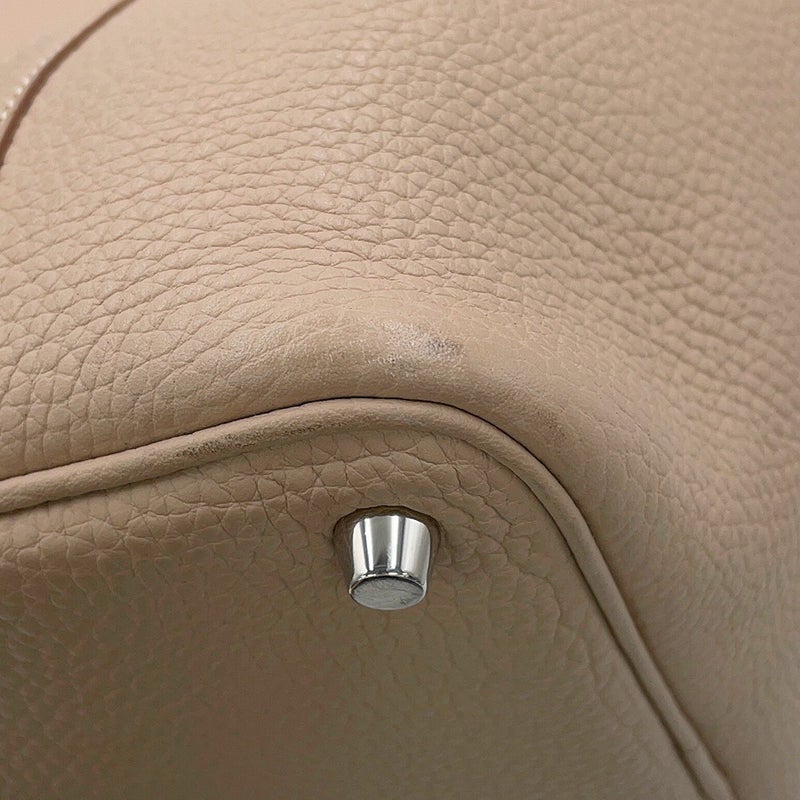エルメス ハンドバッグ ピコタンロックPM アルジル/シルバー金具 トリヨンクレマンス □P刻印 HERMES