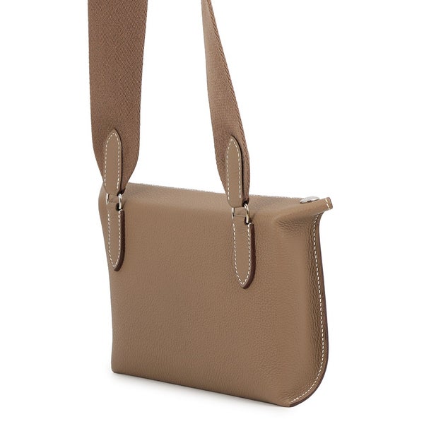 エルメス ショルダーバッグ ヴィドポッシュ エトゥープ/シルバー金具 トゴ B刻印 HERMES