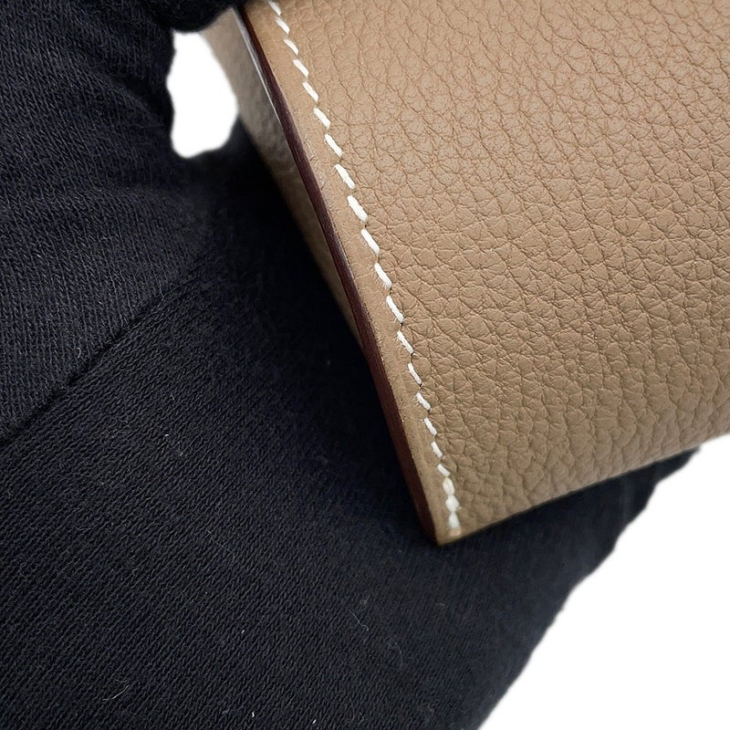 エルメス ショルダーバッグ ヴィドポッシュ エトゥープ/シルバー金具 トゴ B刻印 HERMES