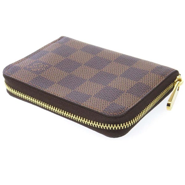 ルイヴィトン コインケース ダミエ・エベヌ ジッピー コインパース N63070 LOUIS VUITTON ブラウン
