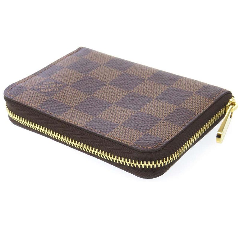 ルイヴィトン コインケース ダミエ・エベヌ ジッピー コインパース N63070 LOUIS VUITTON ブラウン